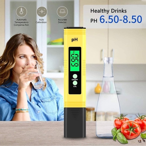 Digital PH Meter, PH Meter 0.01 PH High Accuracy Water Quality Tester with 0-14 - Picture 7 of 7
